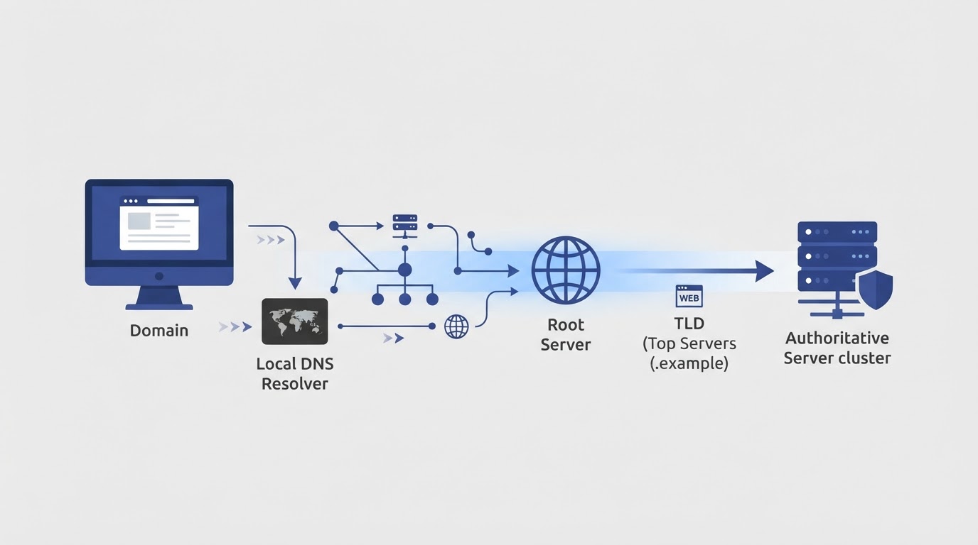 domain name server connection